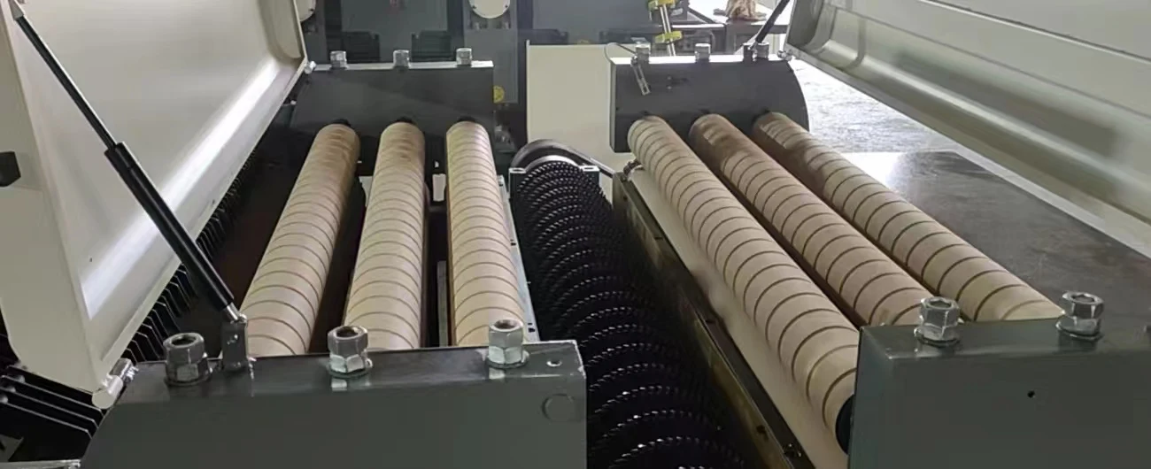 OMAC panel processing rollers and cutting equipment