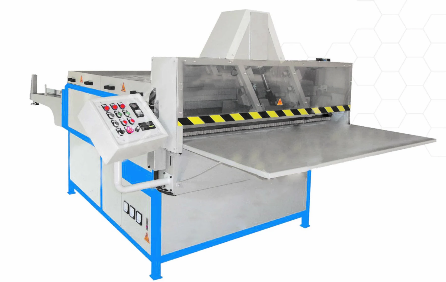 OMAC FW1350-D honeycomb paper stretching machine with cutter